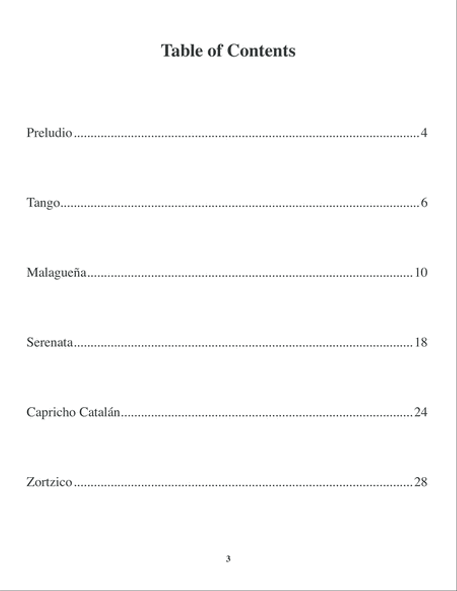 Espana: Opus 165 by Albeniz Acoustic Guitar scores gallery preview page 4
