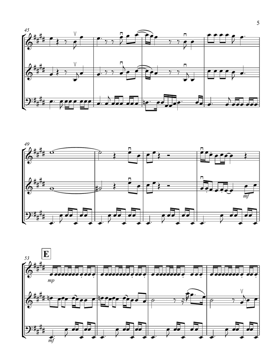 (i've Had) The Time Of My Life String Trio scores gallery preview page 5