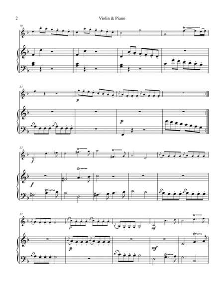 Violin Sonata in F major, 1st mvt. image number null