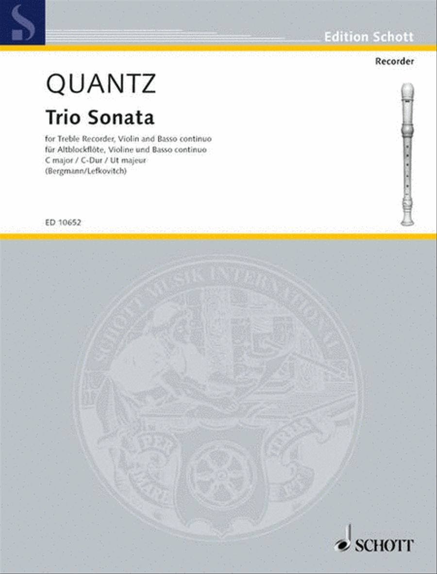 Trio Sonata C major Flute scores gallery preview page 1