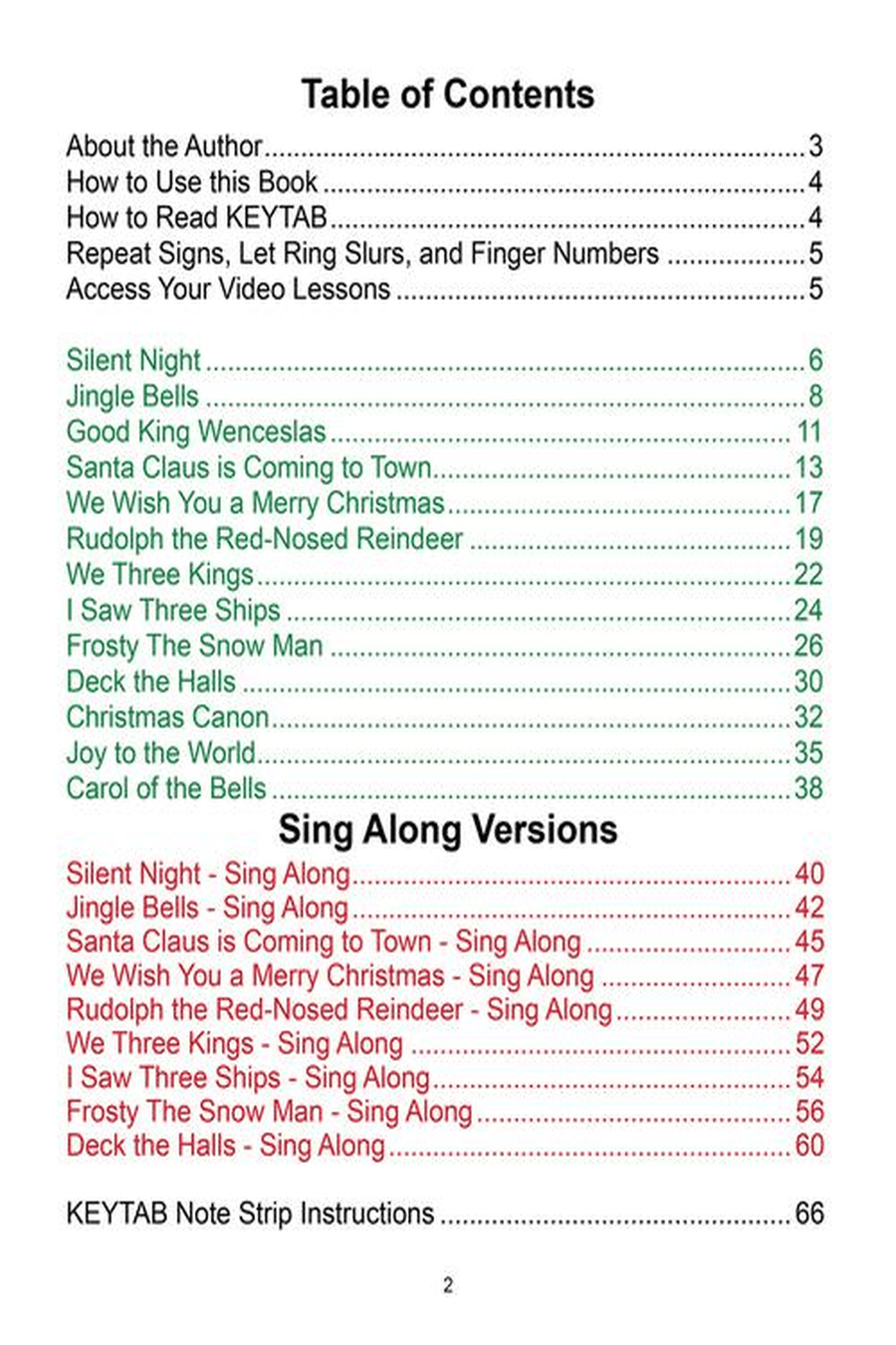 Christmas Songs Christmas Songs Piano Method scores gallery preview page 3