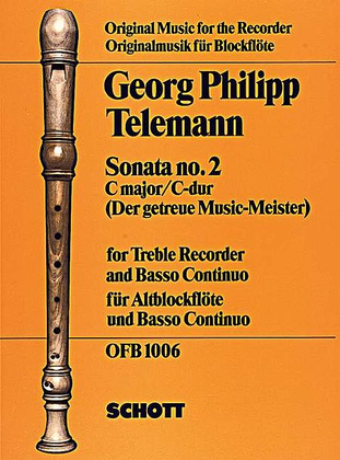 Book cover for Sonata No. 2 in C Major