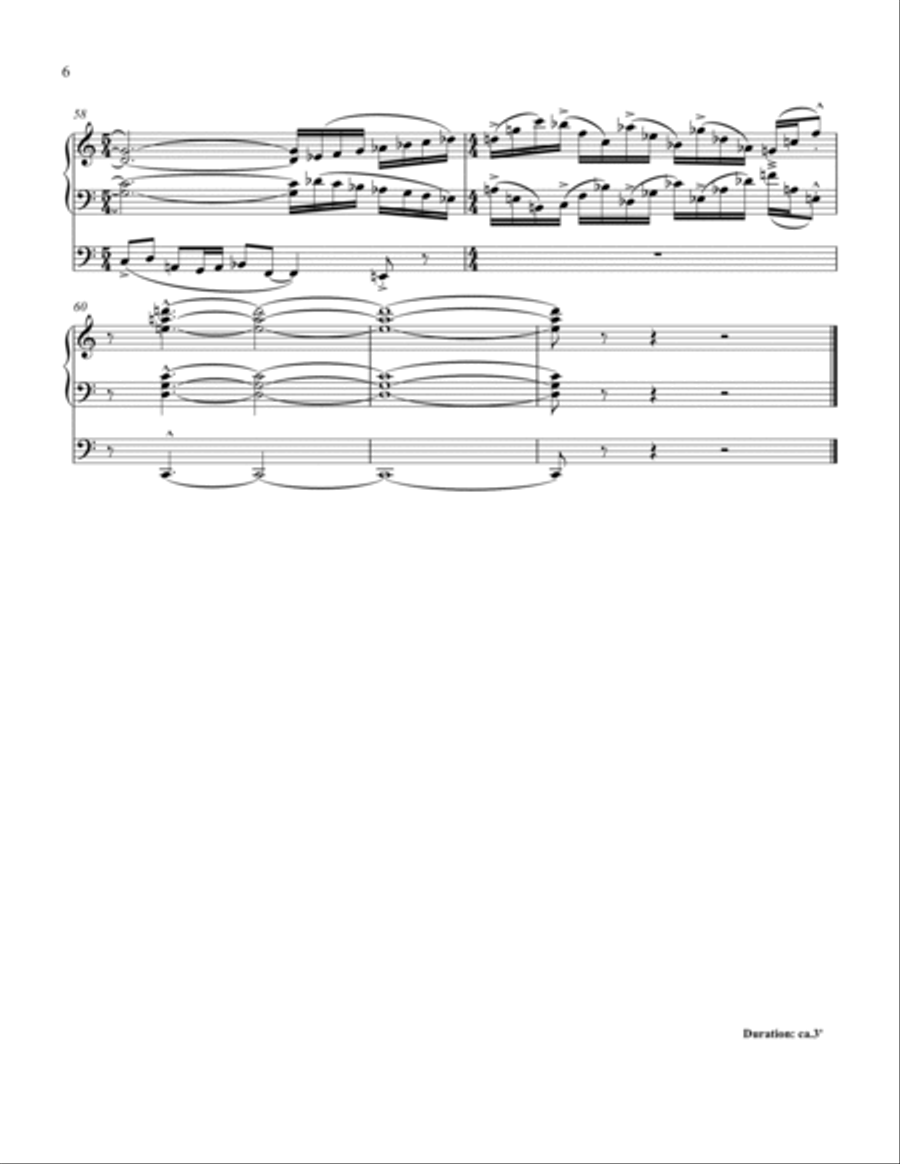 Sonata for Organ Organ Solo scores gallery preview page 6