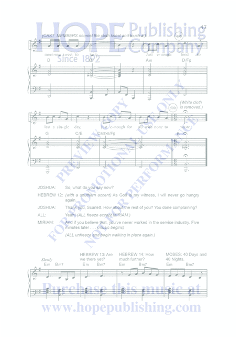 Are We There Yet Unison Choir scores gallery preview page 55