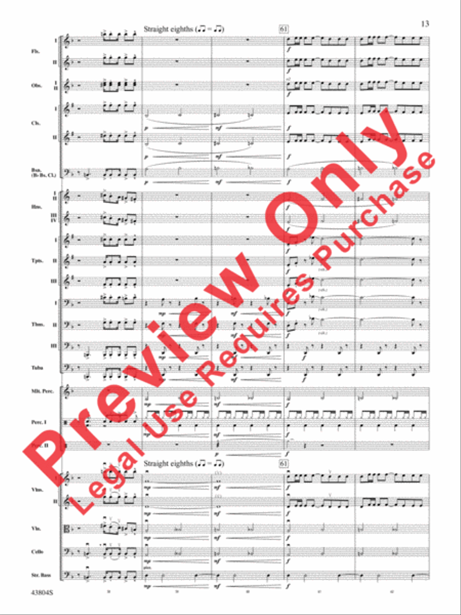 James Bond Theme Full Orchestra scores gallery preview page 14