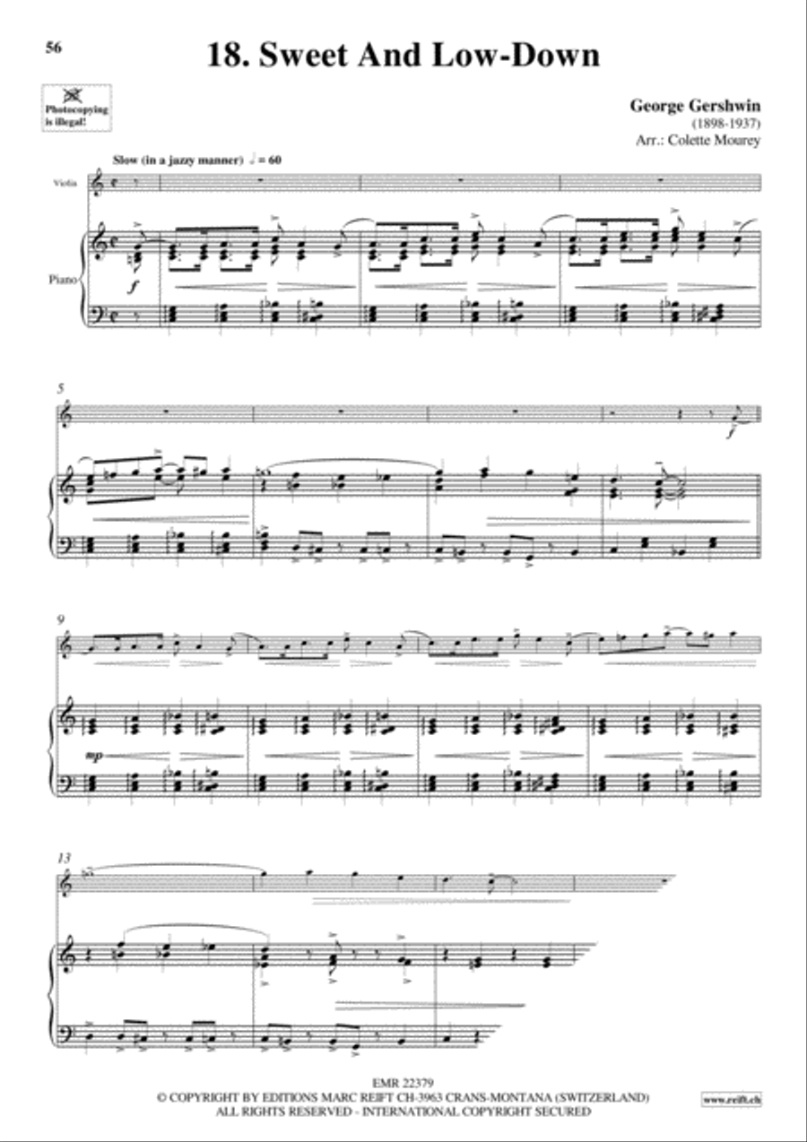 Gershwin 20 Greatest Hits Violin Solo scores gallery preview page 20
