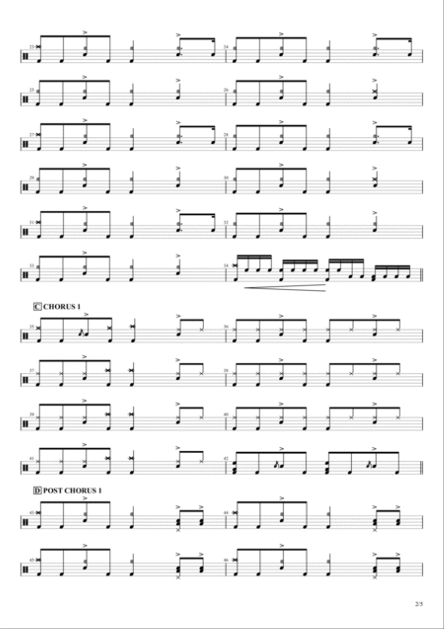 Breed Drum Set scores gallery preview page 2