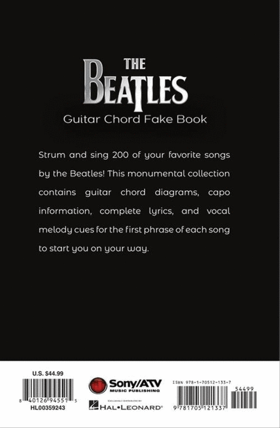 The Beatles Guitar Chord Fake Book Electric Guitar scores gallery preview page 6