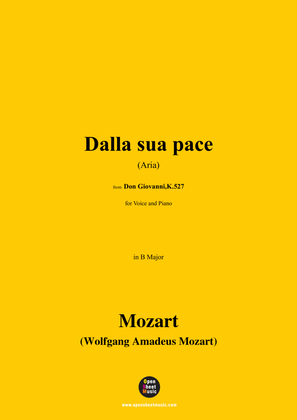W. A. Mozart-Dalla sua pace(Aria),in B Major