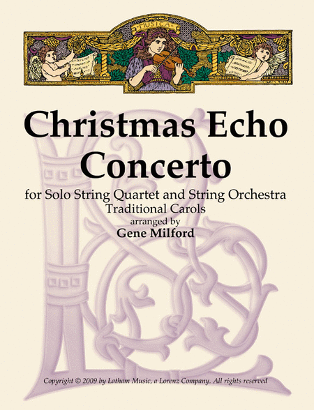 Christmas Echo Concerto for Solo String Quartet and String Orchestra image number null