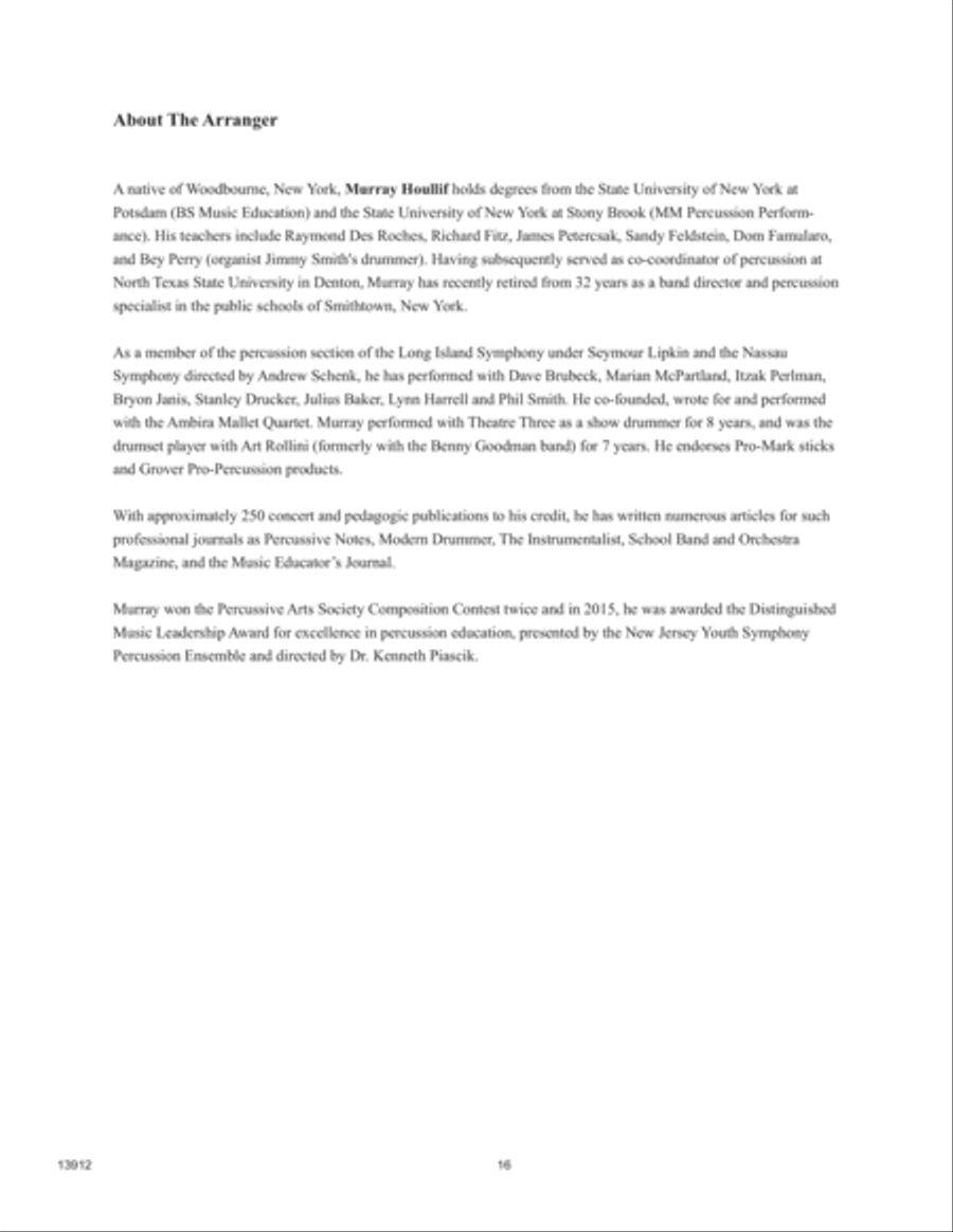Tchaikovsky For Marimba Marimba scores gallery preview page 3