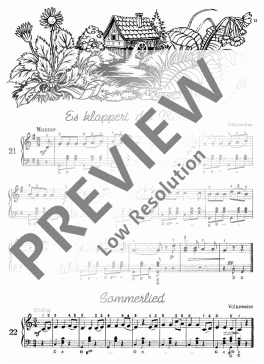 Für kleine Leute Accordion scores gallery preview page 12