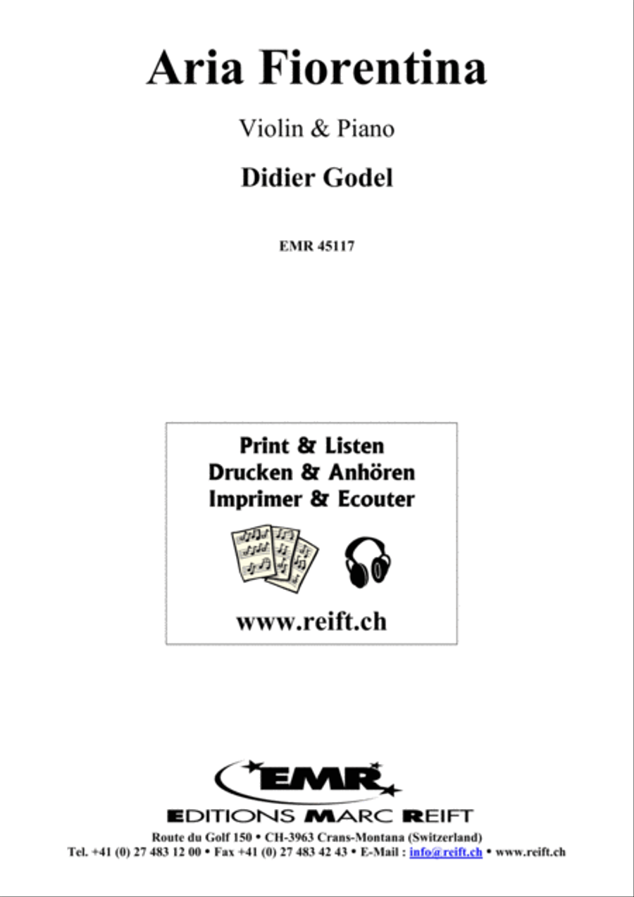 Aria Fiorentina Violin Solo scores gallery preview page 2