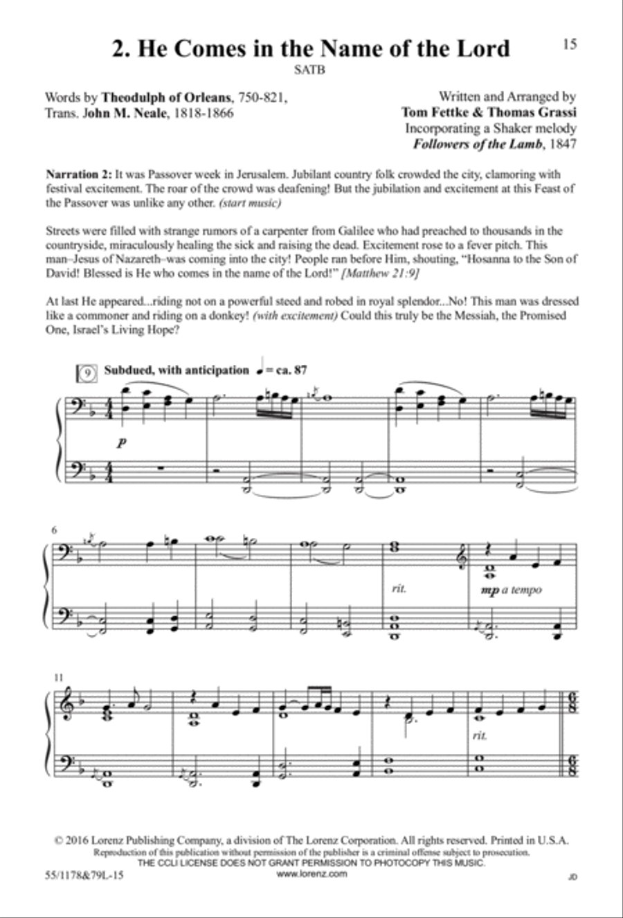 A Living Hope - SATB with Performance CD 4-Part scores gallery preview page 5
