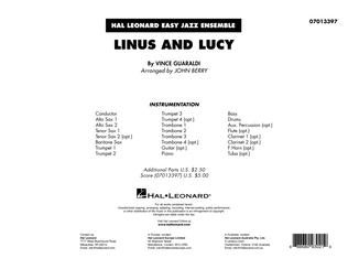Linus and Lucy (arr. John Berry) - Conductor Score (Full Score)