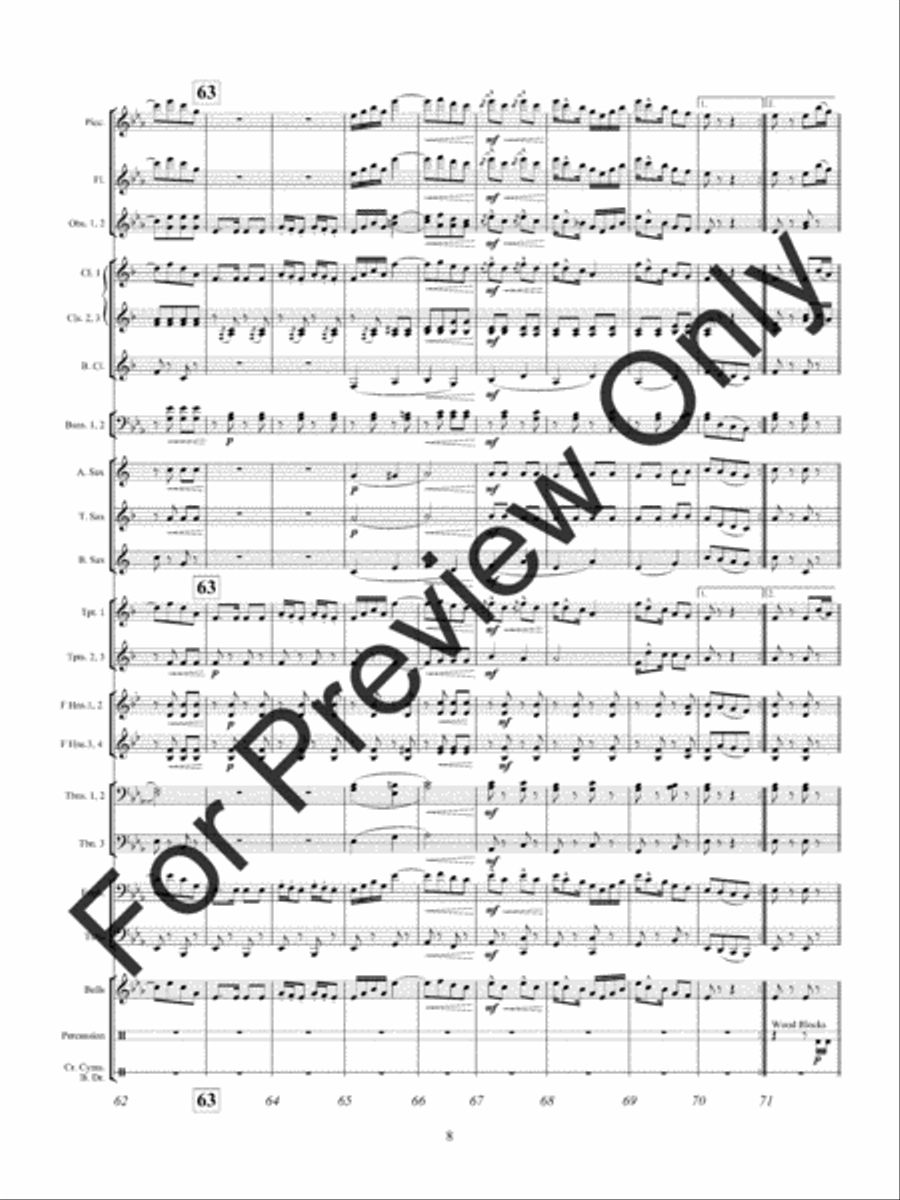 With Pleasure Concert Band scores gallery preview page 11