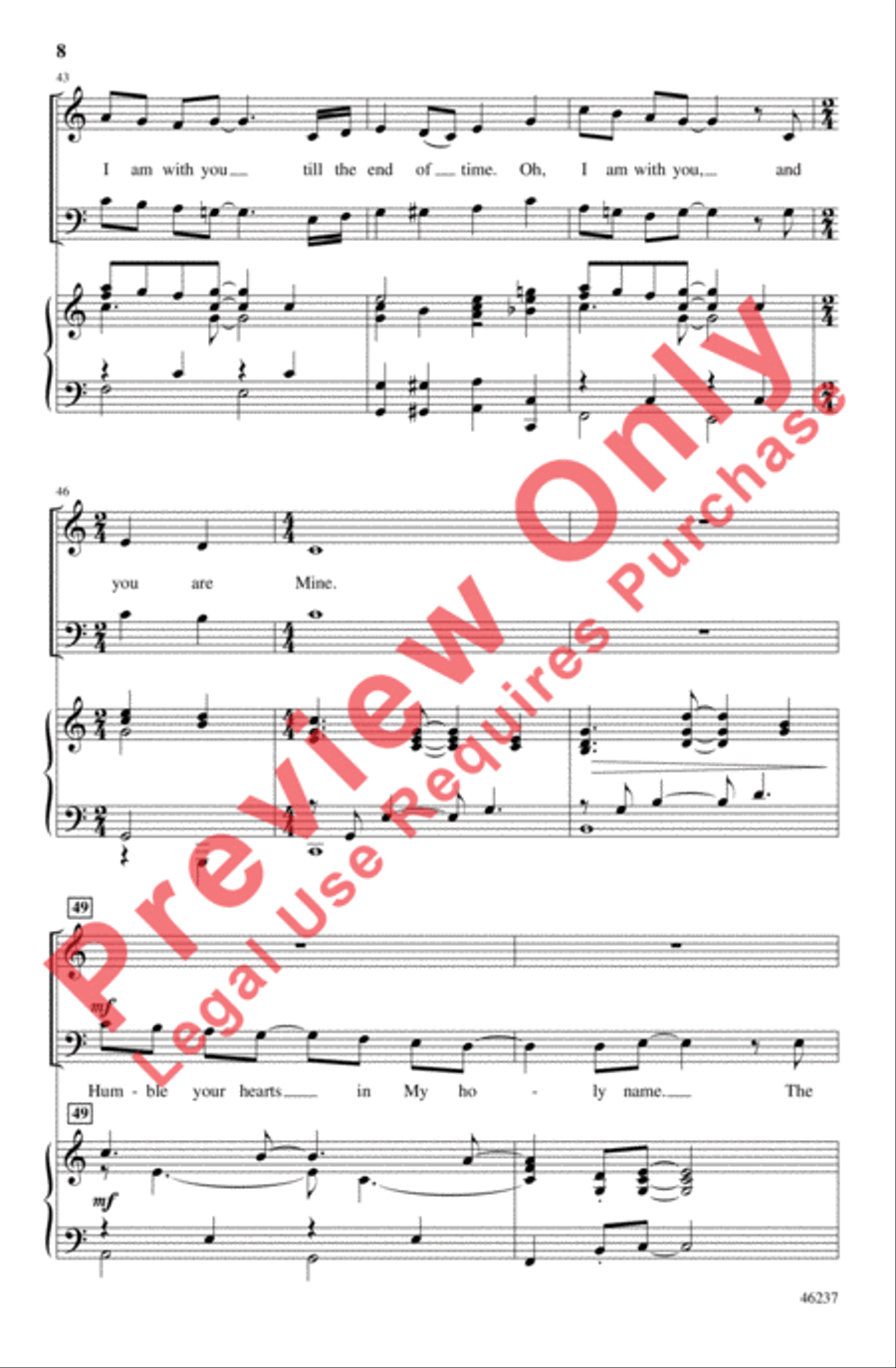 Sing to the World 4-Part scores gallery preview page 8