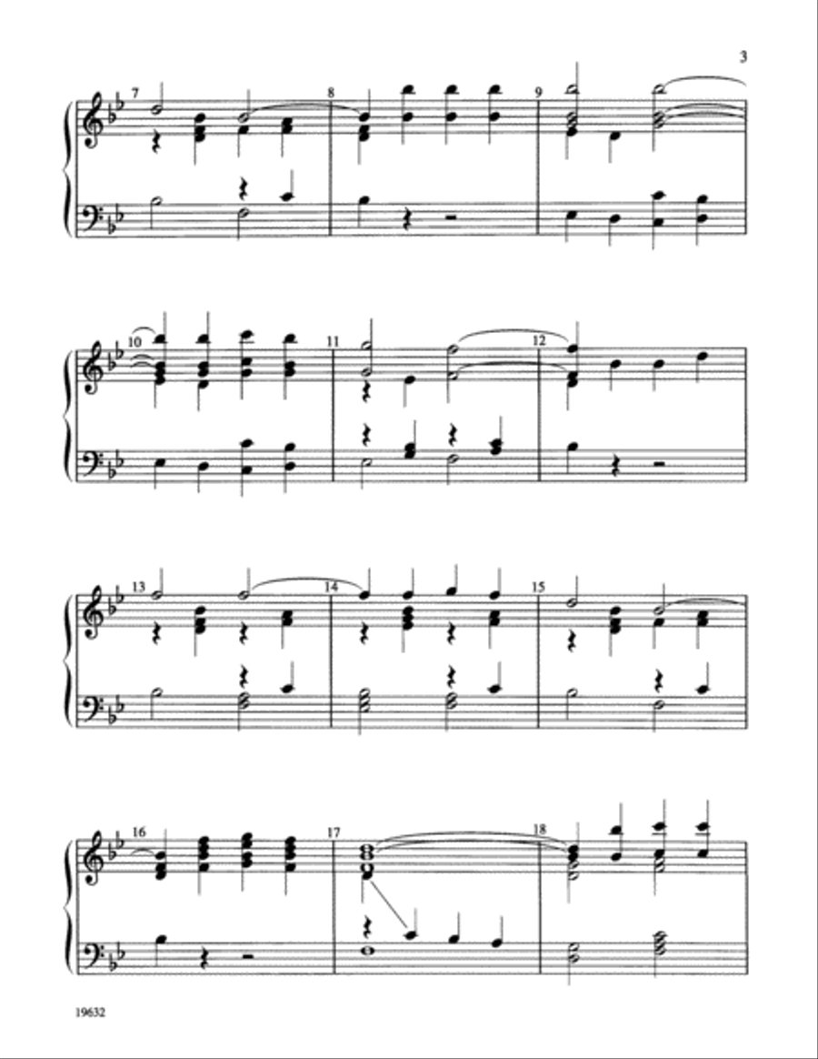My Friend, Jesus Handbell Choir scores gallery preview page 3