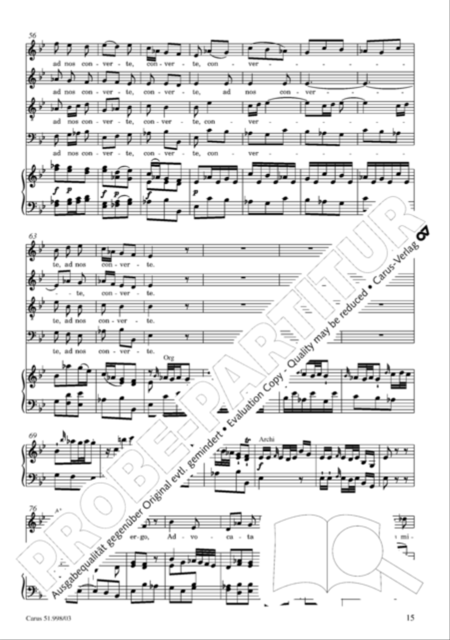 Salve Regina in g Salve Regina in g 4-Part scores gallery preview page 16