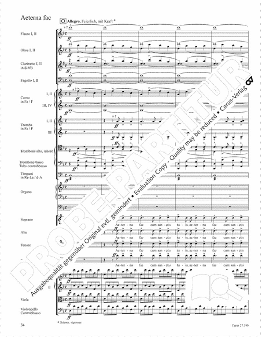 Te Deum Te Deum 4-Part scores gallery preview page 41