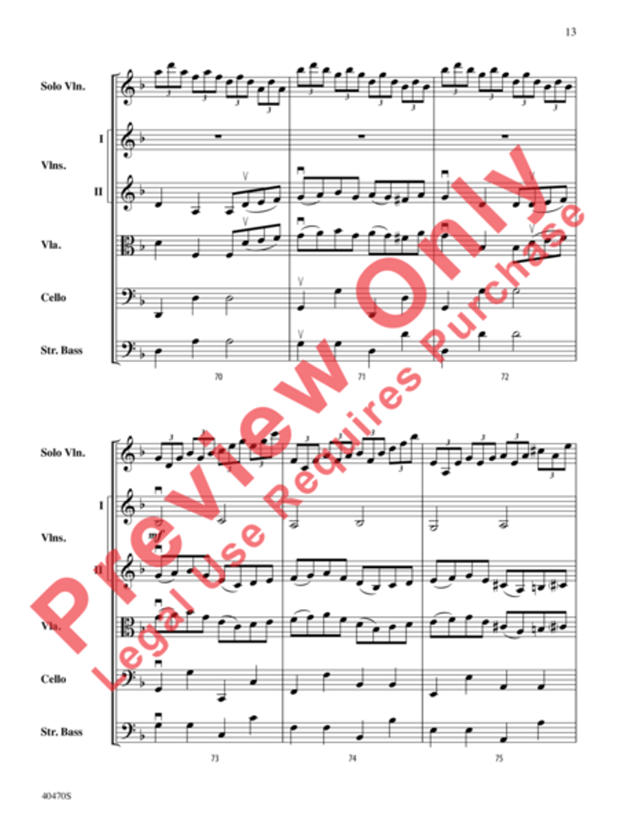 Hungarian Variations String Orchestra scores gallery preview page 14