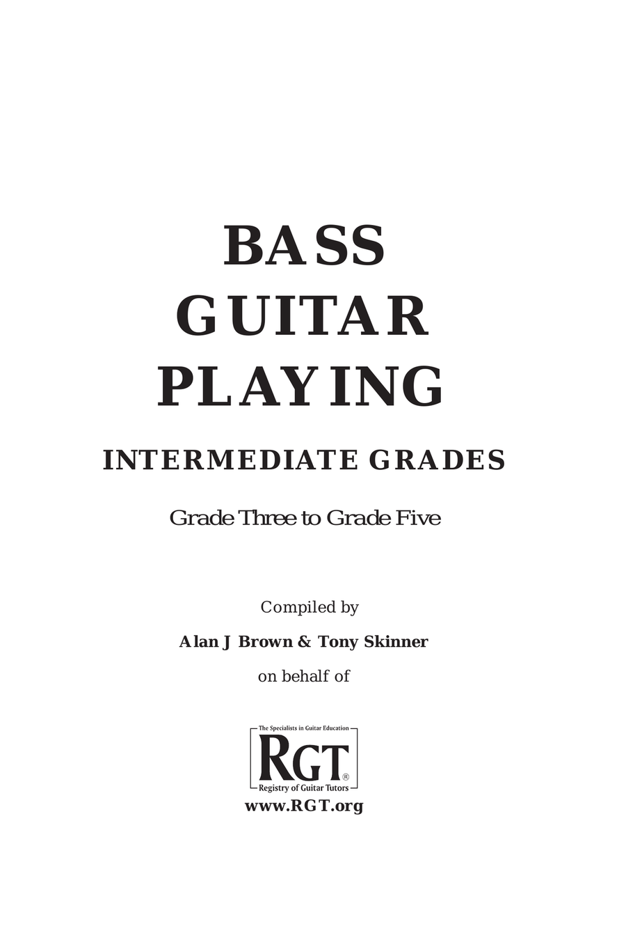 RGT Bass Guitar Playing Intermediate Grade 3-5 Bass Guitar scores gallery preview page 2