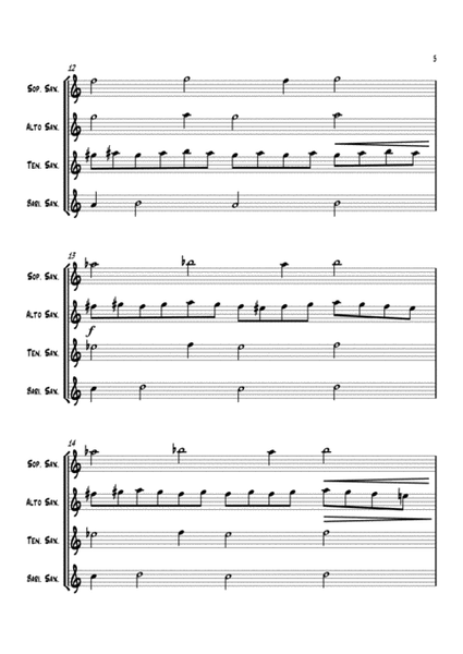 Saxophone Quartet #2 image number null