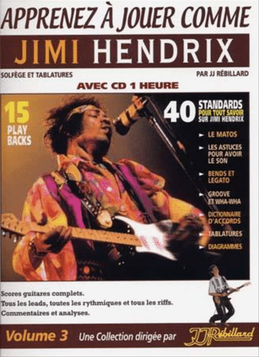 Apprenez A Jouer Comme Jimi Hendrix CD scores gallery preview page 1