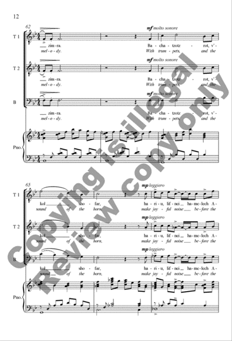 A New Psalm (Psalm 98) A New Psalm (Psalm 98) TTB scores gallery preview page 31