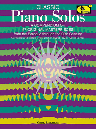 Book cover for Classic Piano Solos