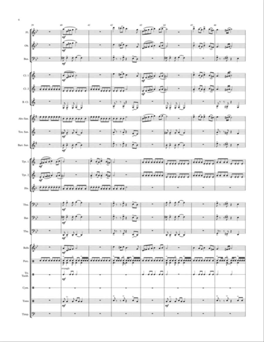 Ancient Egypt - for concert band Concert Band scores gallery preview page 6