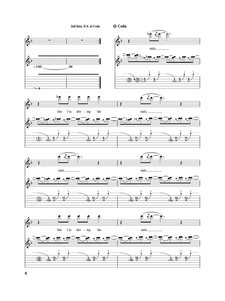 Jesus Christ Pose Acoustic Guitar scores gallery preview page 6