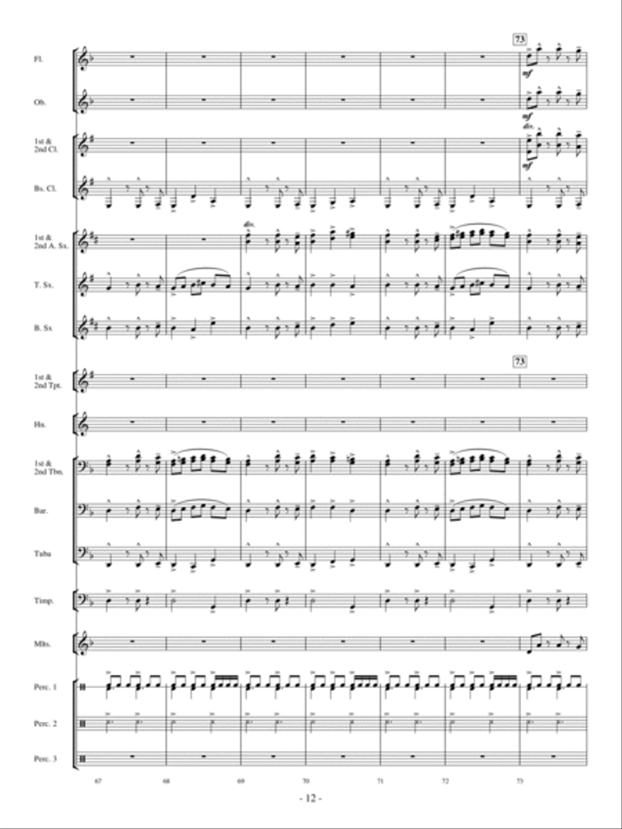 The Phantom Train Concert Band scores gallery preview page 11
