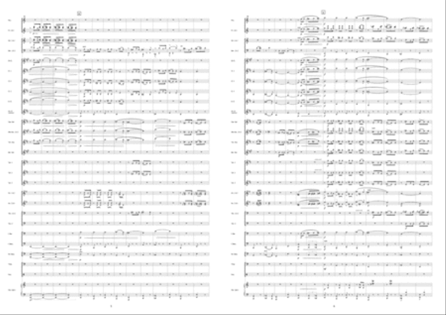 Valse Sacrée Concert Band scores gallery preview page 6
