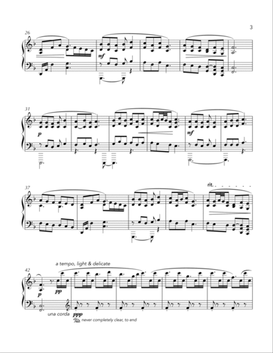 Like a Flower Piano Solo scores gallery preview page 2