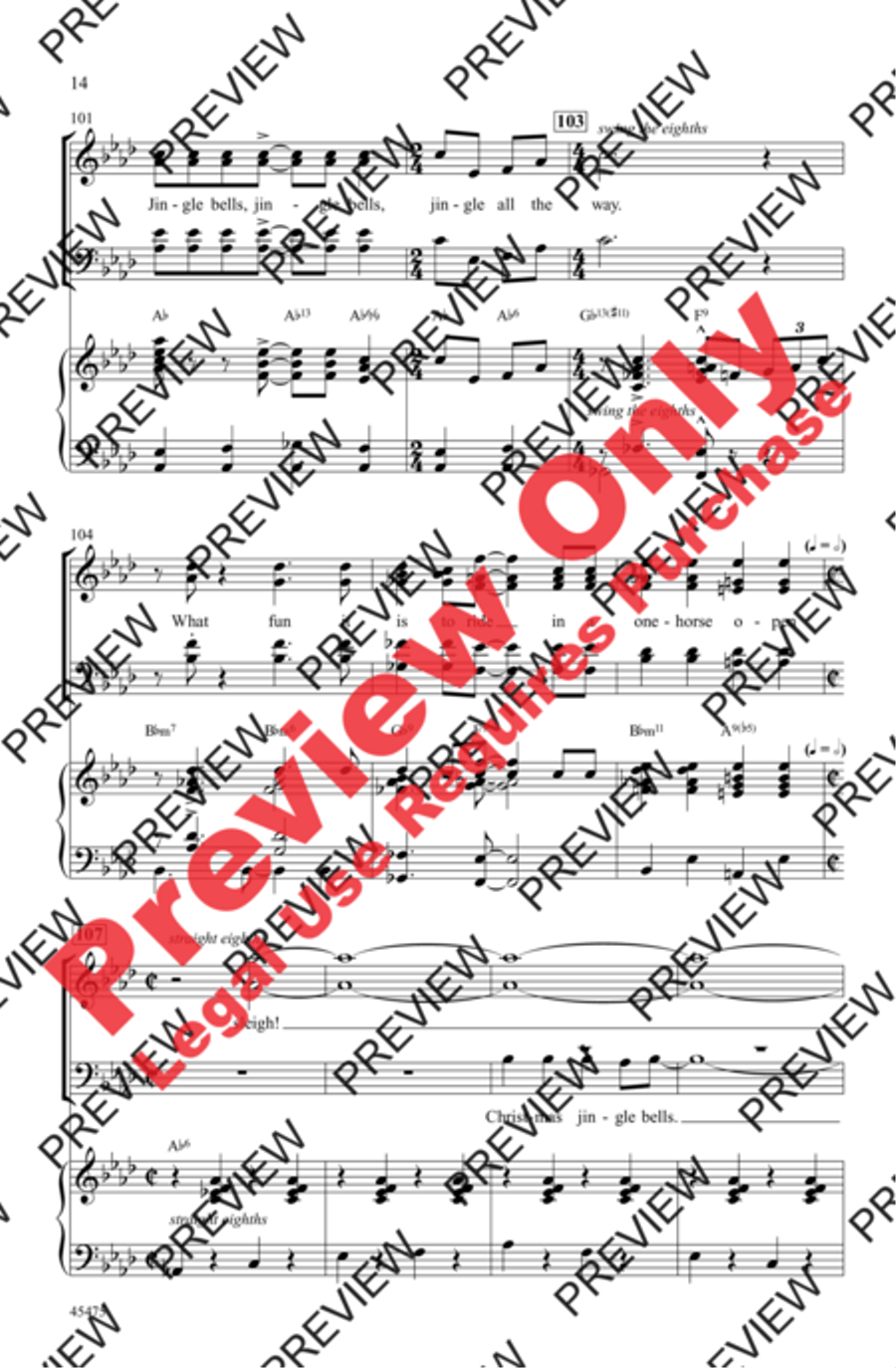Kay Thompson's Jingle Bells - SoundTrax CD (CD only) Choir scores gallery preview page 14