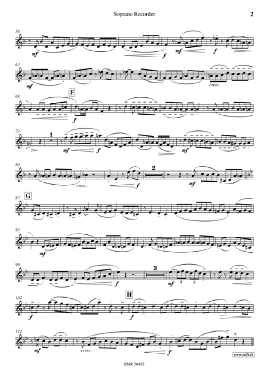 The Crave The Crave Soprano Recorder scores gallery preview page 3