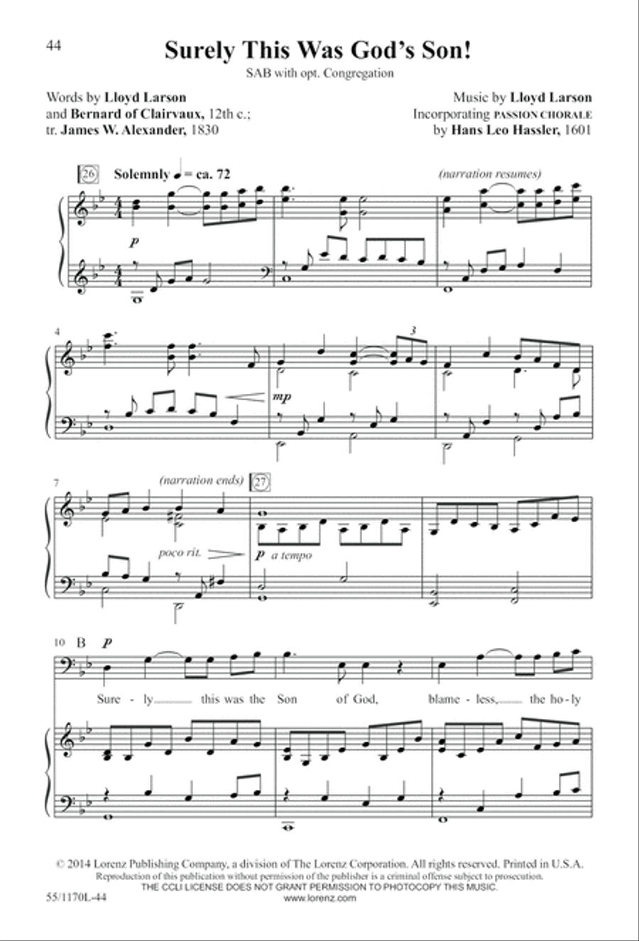 Witness Witness 3-Part scores gallery preview page 45