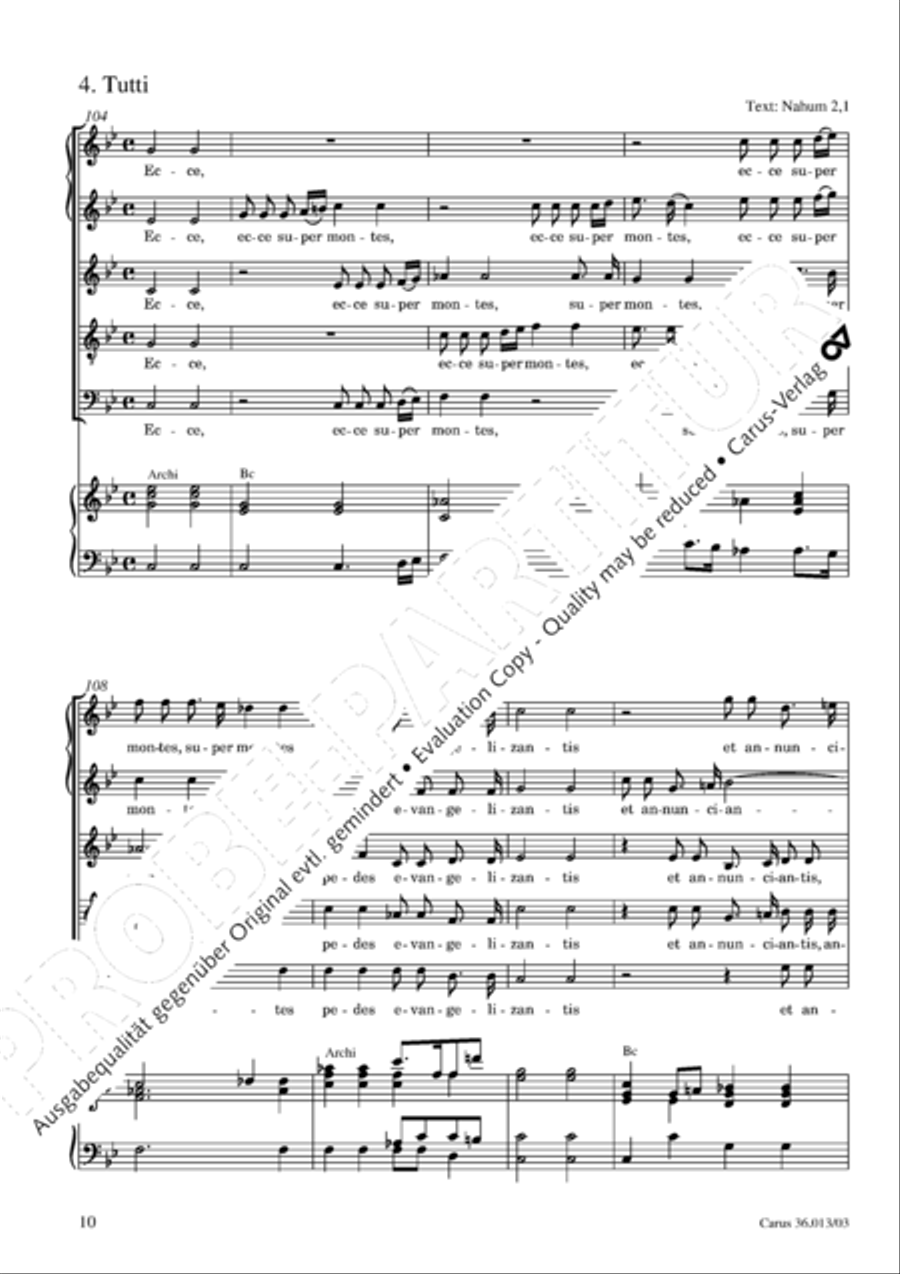 Membra Jesu nostri SSATB scores gallery preview page 11