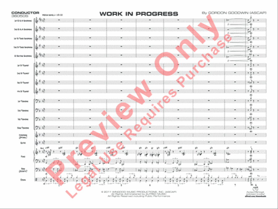 Work in Progress Jazz Ensemble scores gallery preview page 4