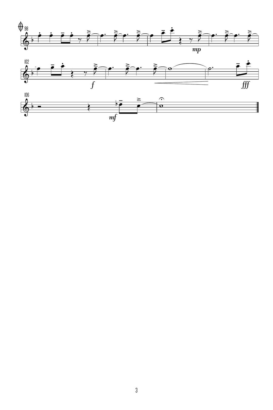 Our Delight Jazz Ensemble scores gallery preview page 3