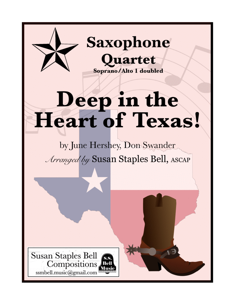 Deep In The Heart Of Texas Woodwind Quartet scores gallery preview page 1