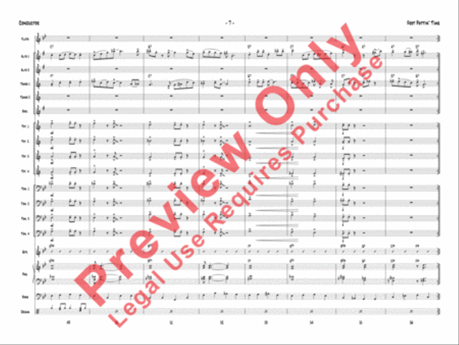 Foot Pattin' Time Foot Pattin' Time Jazz Ensemble scores gallery preview page 27