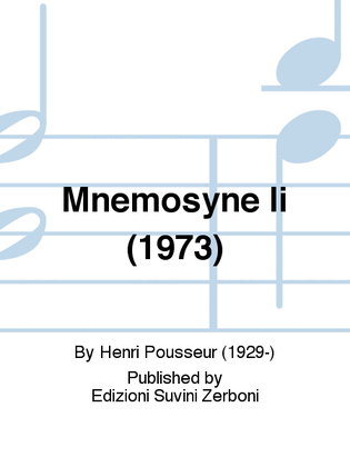 Mnemosyne Ii (1973)