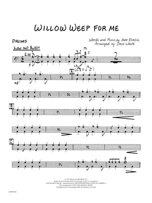 Willow Weep for Me: Drums
