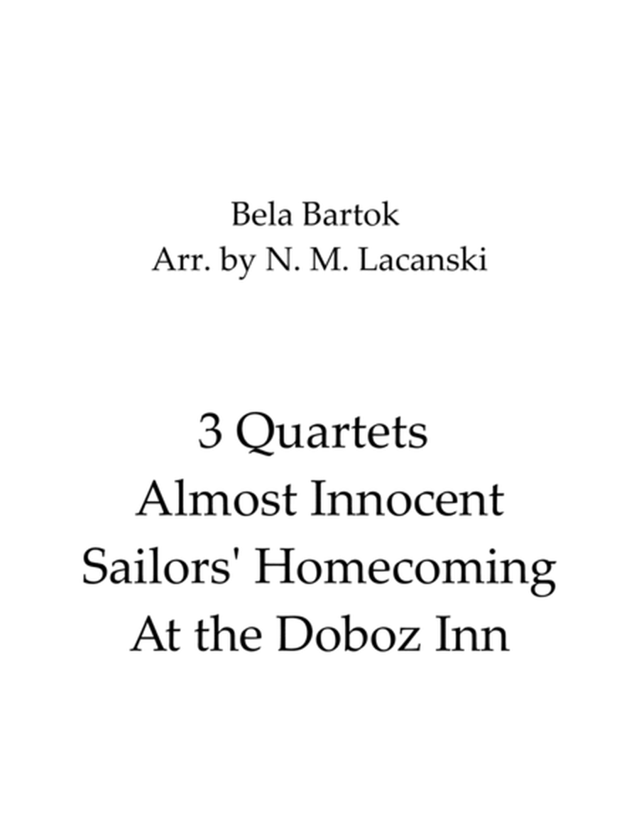 3 Quartets Almost Innocent Sailors' Homecoming At the Doboz Inn image number null