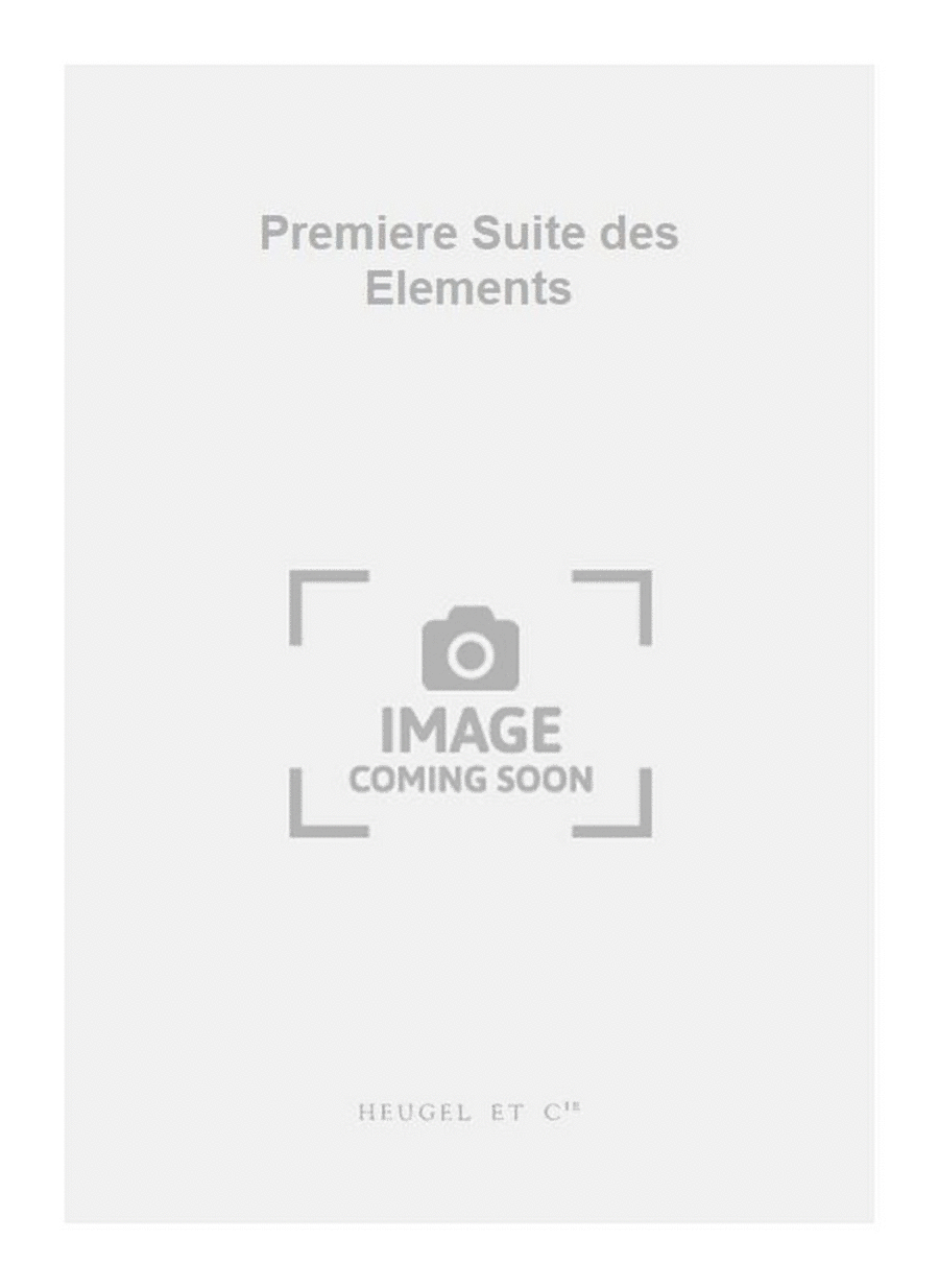 Premiere Suite des Elements Cello scores gallery preview page 1