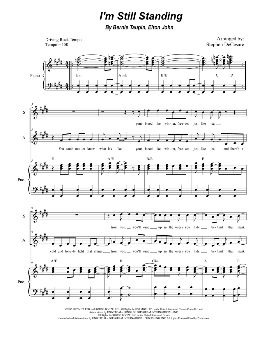 I'm Still Standing SA scores gallery preview page 1