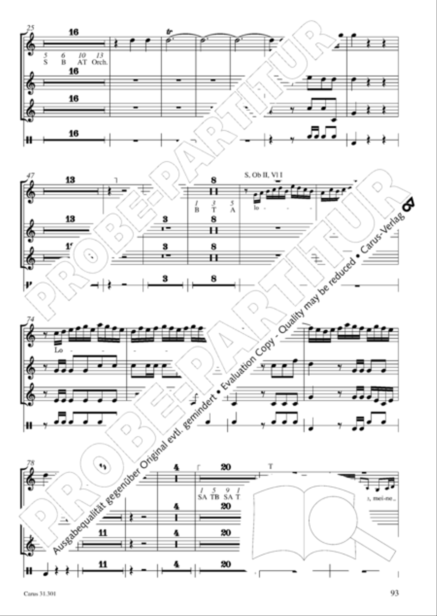 Bach for Brass 1: Cantatas I Voice scores gallery preview page 102