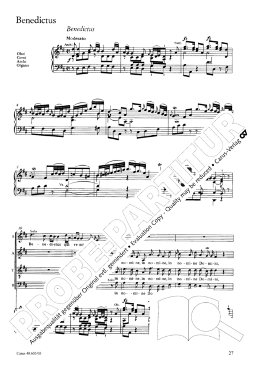 Nikolai Mass (Missa Sancti Nicolai) 4-Part scores gallery preview page 28